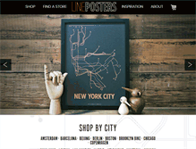 Tablet Screenshot of lineposters.com
